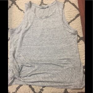Athletes side knot tank